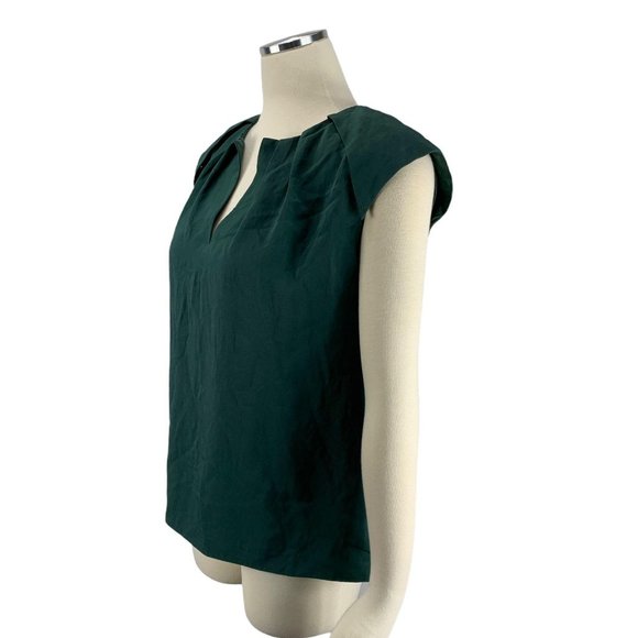 Banana Republic Small Blouse Sleeveless Green Care - Picture 2 of 5